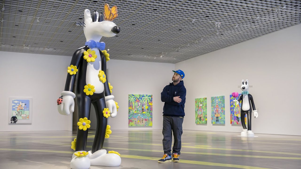 Arkyve X Steven Harrington Flower Patch Sweatpants - Cream