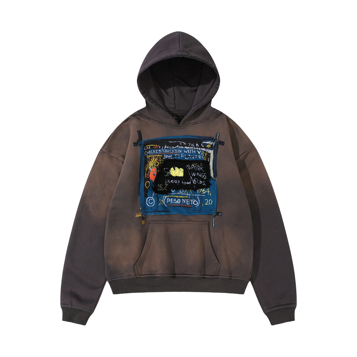 Arkyve X Basquiat Peso Neto Hoodie, front view